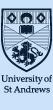 The University of St Andrews logo